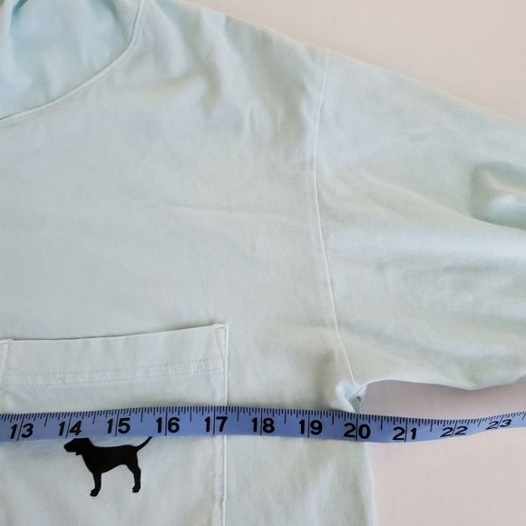 Victoria Secret PINK Blue Pullover Hoodie Top Size Small - Picture 5 of 7